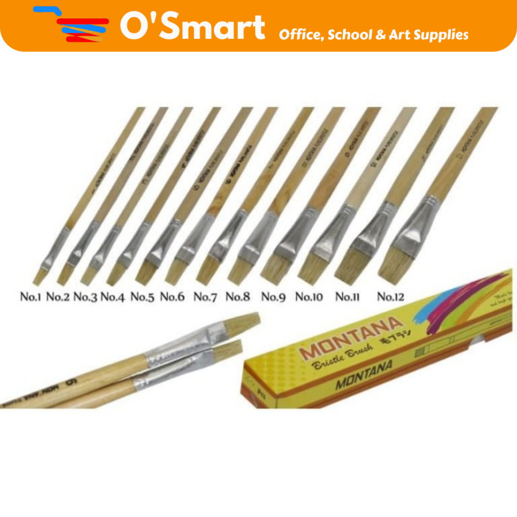 

MONTANA Kuas Lukis Paint Brush No. 1-12