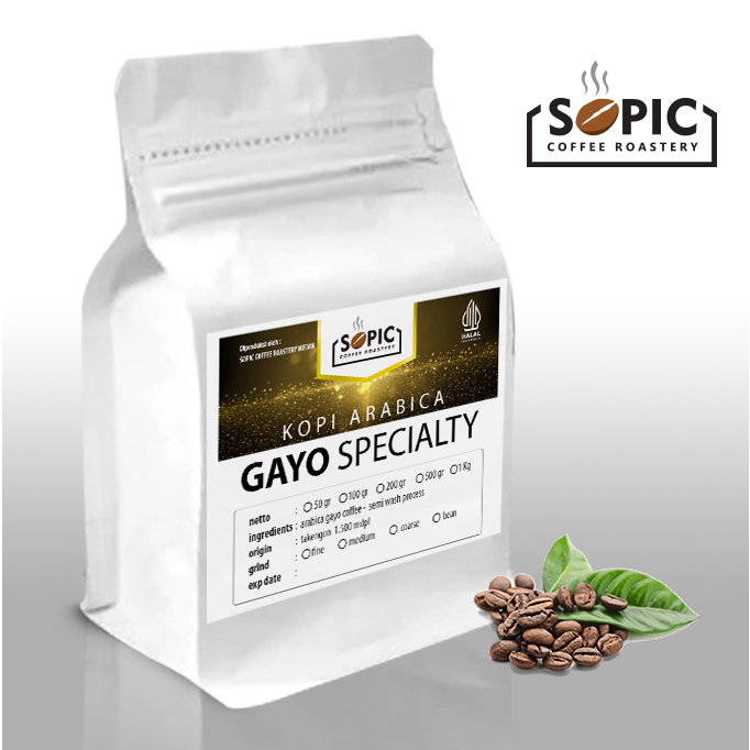 

ASLII Kopi Arabica Gayo SPECIALTY 200 gr