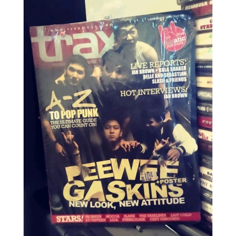 Majalah Musik Trax - Peewee Gaskins Cover