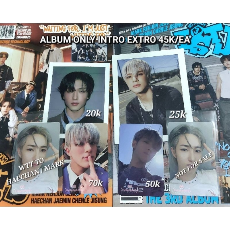 [READY INA] pc selca jaemin jisung renjun pola jeno jisung UNSEALED ALBUM ISTJ PHOTOBOOK INTROVERT E