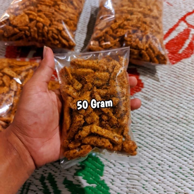 

Basreng 50gr pedas daun jeruk & original