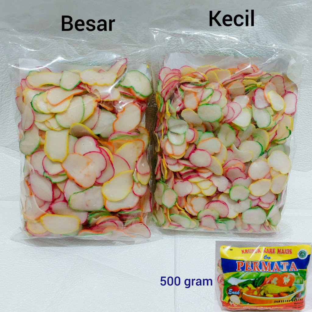 

[✅HALAL+BPOM] KERUPUK BAWANG BIBIR, ENAK ASLI SIDOARJO, CAP PERMATA, 500 GRAM