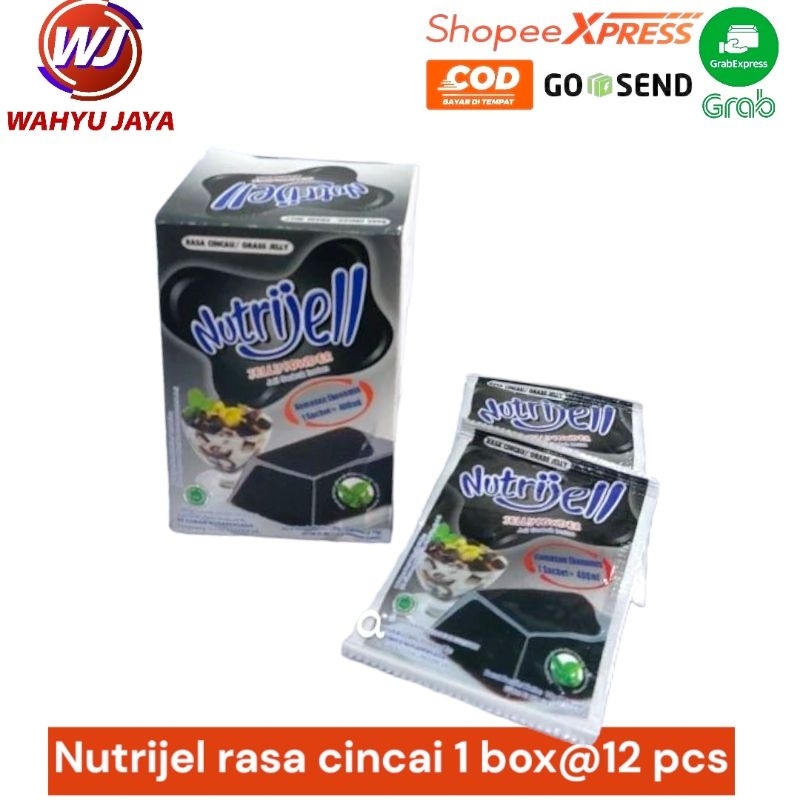 

nutrijell rasa cincau 1 box@12 pcs 10gr