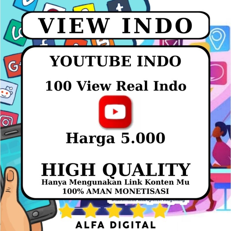 View Youtube Permanen Real Indo | View Termurah Bergaransi