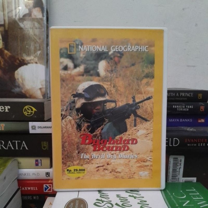 VCD Original Asli NATIONAL GEOGRAPHIC . BAGHDAD BOUND The Devil Dog Diaries .