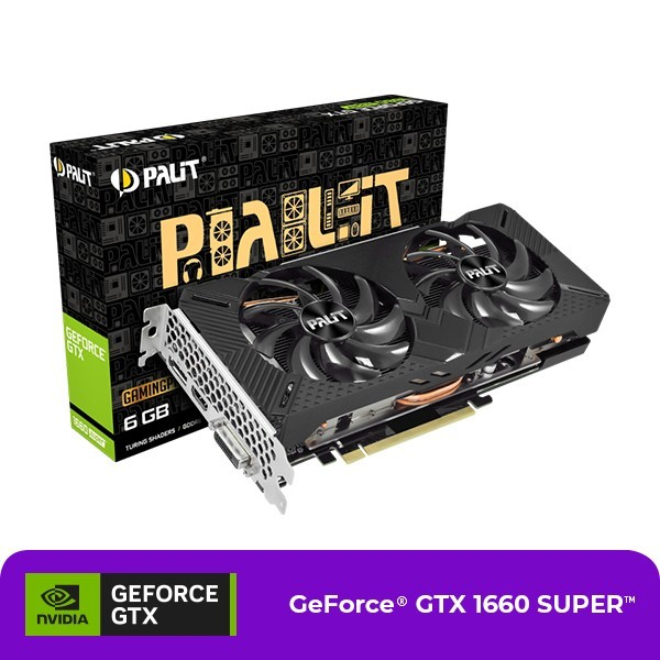 VGA PALIT GEFORCE GTX1660SUPER 6GB GAMING PRO DDR6-VGA GTX1660