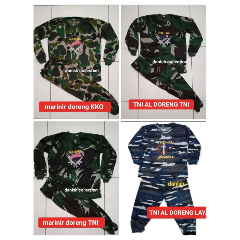 SETELAN KAOS ANAK DORENG MARINIR TNI AL,SETELAN KAOS ANAK KARNAVAL MARINIR TNI AL