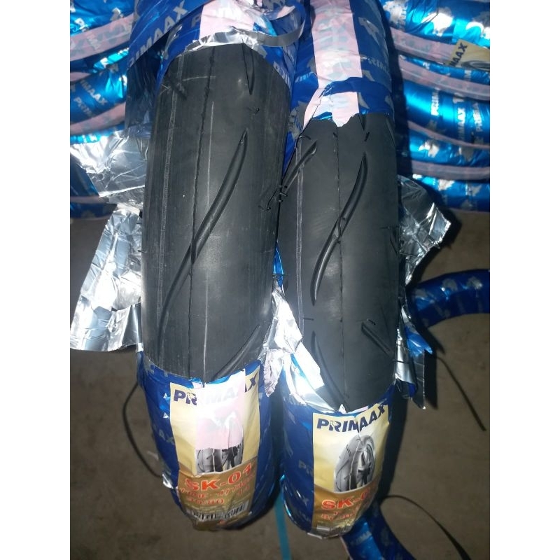 Ban luar sepasang Primax SK01 80/80 + 90/80 Ring 14 non Tubles