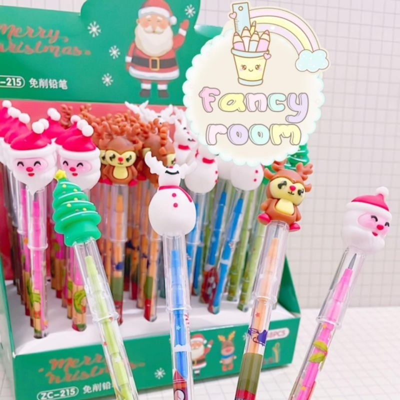 

Pensil isi bensia Xmas Santa/ Pensil Susun --AY103
