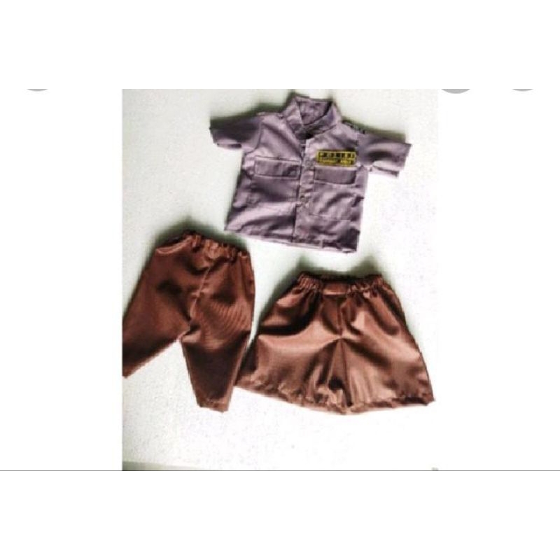 kostum polisi kostum polwan bayi newborn property photoshoot