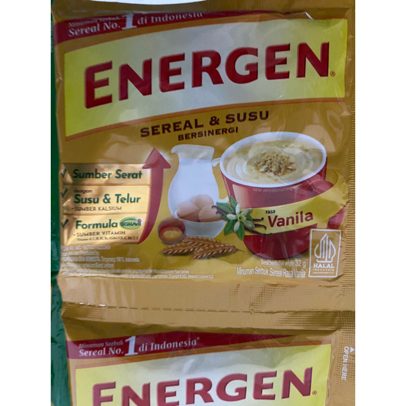 

Energen Vanilla 10pcs / 1 renceng renteng