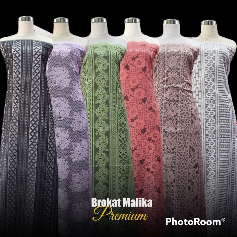 KAIN BROKAT KATUN BERKUALITAS, KAIN BROKAT LACE METERAN MALIKA, KAIN BRUKAT MALIKA METERAN