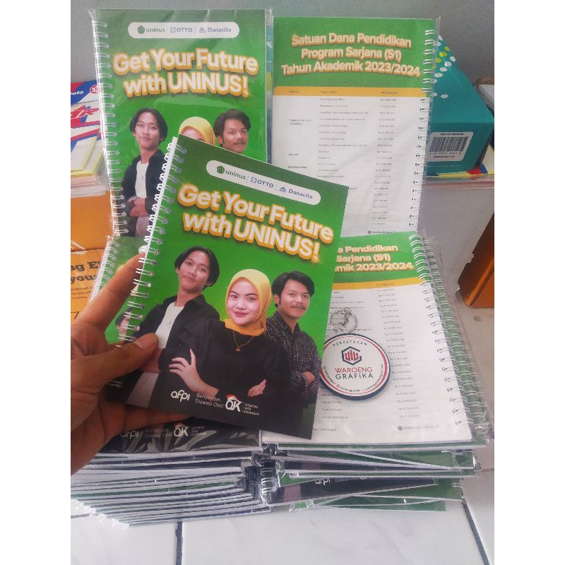 Cetak Notebook Blocknote Custom Spiral A5