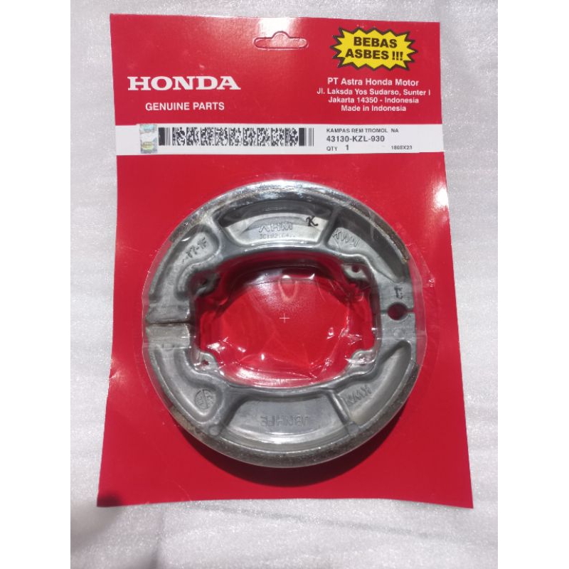 Kampas Rem Belakang Vario 160 Kampas Rem Tromol Belakang Vario 160