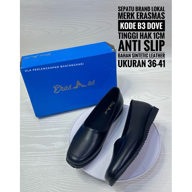 SEPATU WEDGES ERASMAS 1cm KODE B3