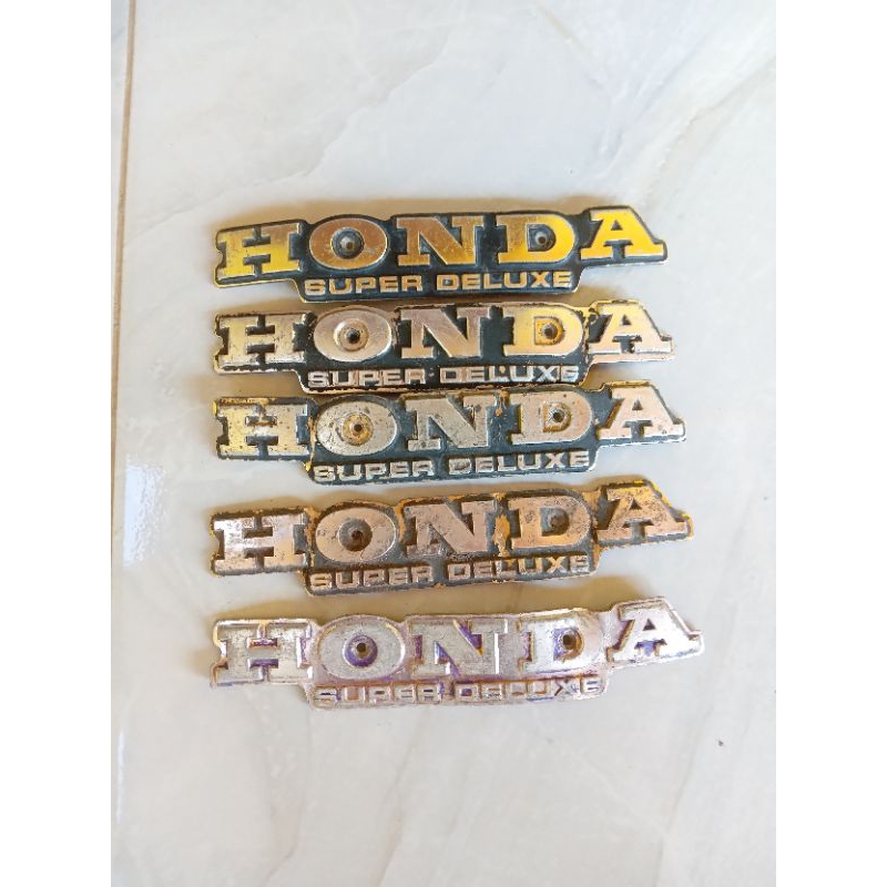 emblem tangki gl100, gl cepek original lepasan