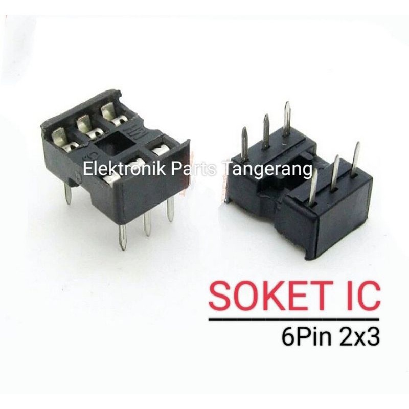 SOKET IC 6PIN 2X3 SOKET IC 2X3 6PIN SOKET IC 6 PIN 2X3 SOKET IC 6P SOKET IC 2X3 6 PIN