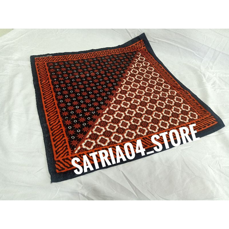 per kodi (20 pcs) slayer batik SEGIEMPAT/slayer motif batik pria wanita/saputangan