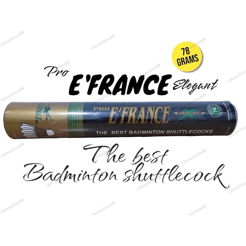 Shuttlecock Pro Efrance Elegant Gold New/kok badminton/cock badminton