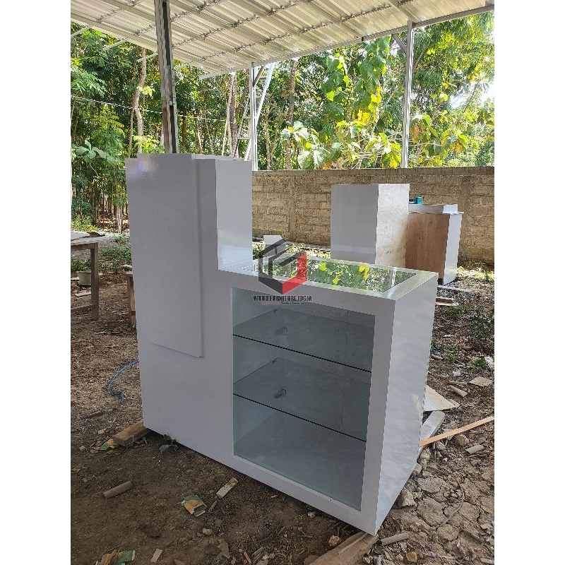 Meja kasir / meja front office 120x50x110
