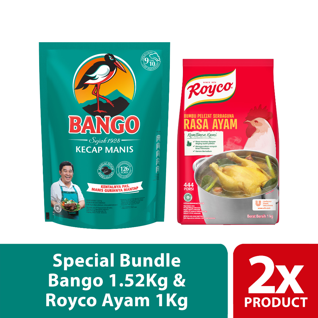 

Special Bundle Bango 1.5Kg & Royco Ayam 1Kg