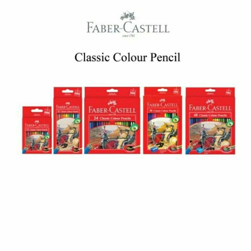 

Pensil warna Faber-Castell clasic 12-48 warna