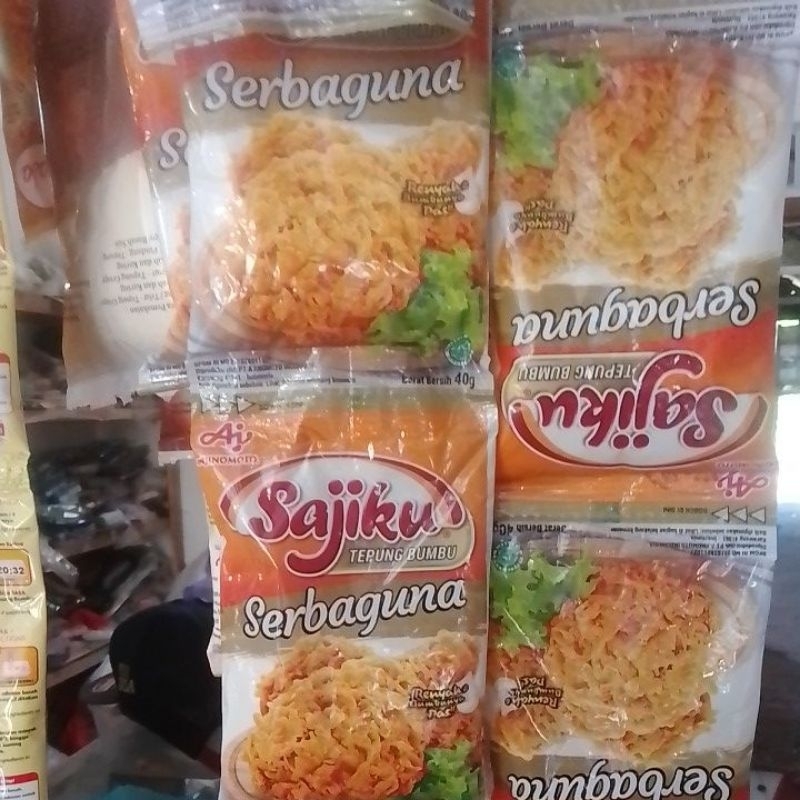 

SAJIKU TEPUNG BUMBU SERBAGUNA 1 RENCENG 40gram (ISI 10)