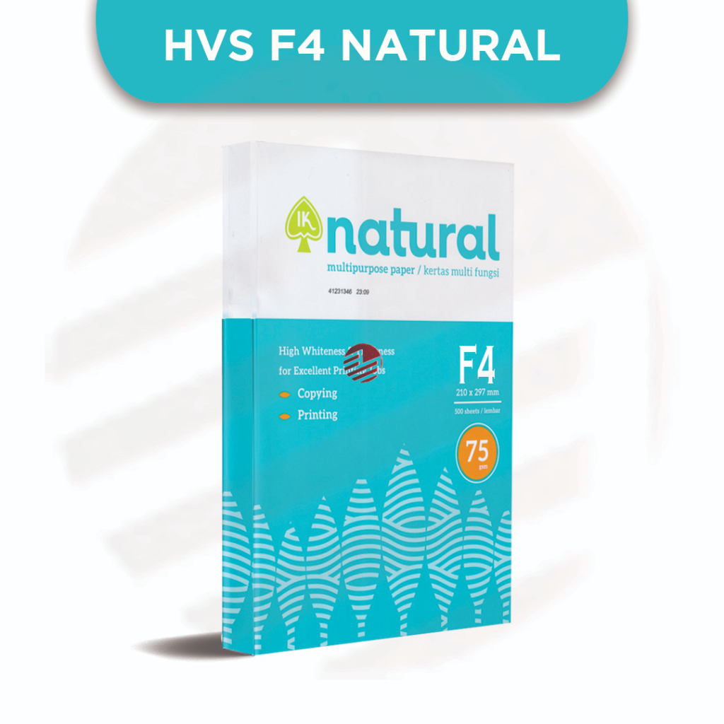 

Kertas HVS F4 75Gram NATURAL - Copy & Print Paper