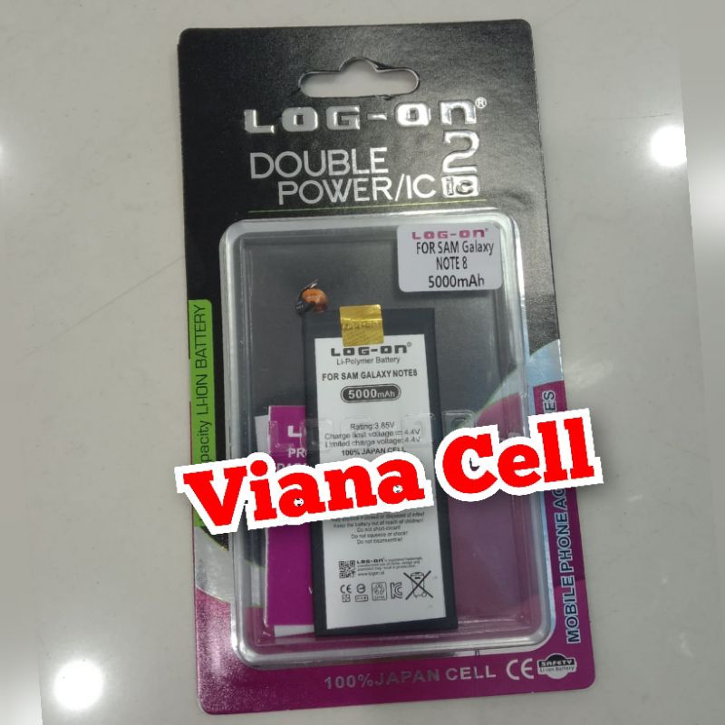 BATERAI SAMSUNG NOTE 8 N950 N950F DOUBLE POWER LOG ON BATREI BATTERY BATT