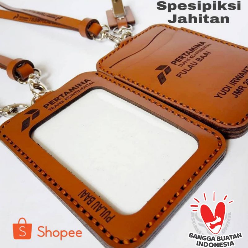 

Gantungan ID Card Holder - Custom ID Card Kulit