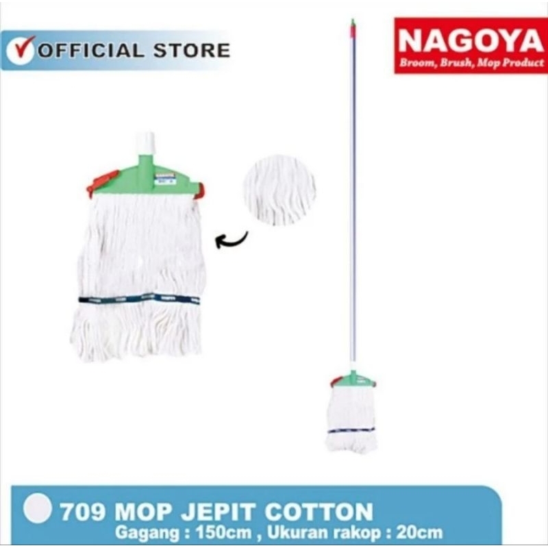 Pel Jepit Nagoya Microfiber Kain Fiber Pel Lantai Mop Floor Panjang
