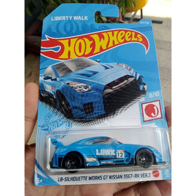 HOTWHEELS LB-SILHOUETTE GT NISSAN 35GT-RR VER.2 BIRU