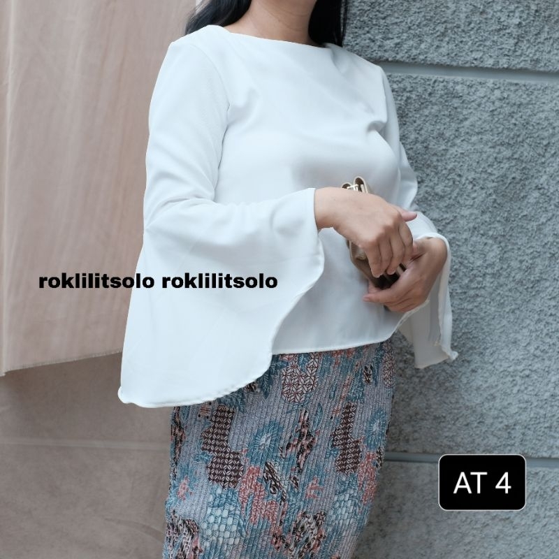atasan kondangan / baju putih / kemeja kondangan /