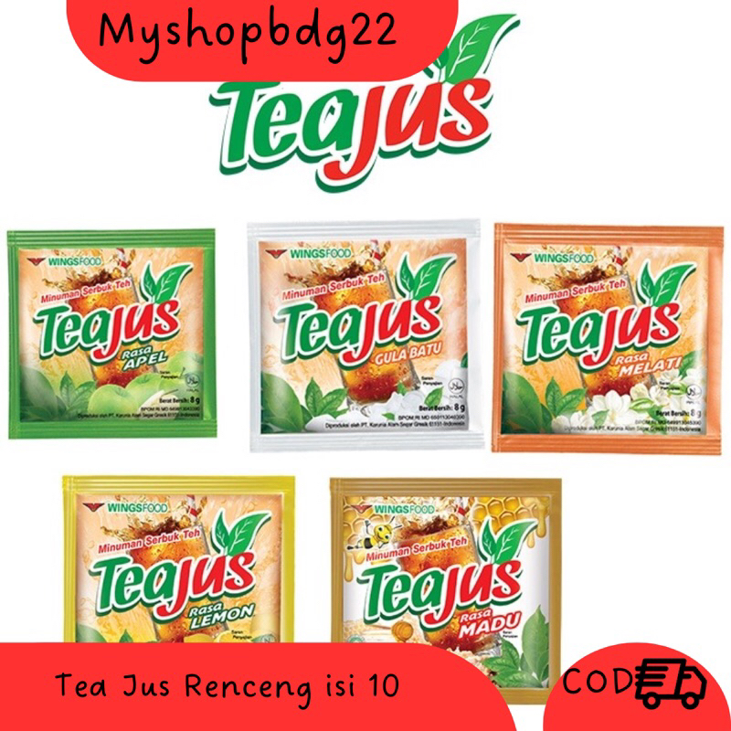 

Tea Jus Renceng Gula Batu isi 10 Sachet