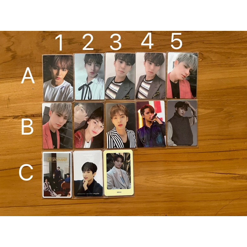 Photocard TC PC Seventeen Mingyu Dino Dokyeom Seokmin HHU Vocal Team An Ode Konser SG21