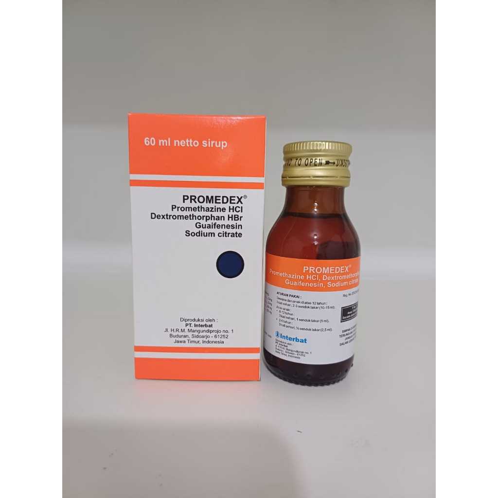 Promedex obat batuk alergi sirup (60ml)