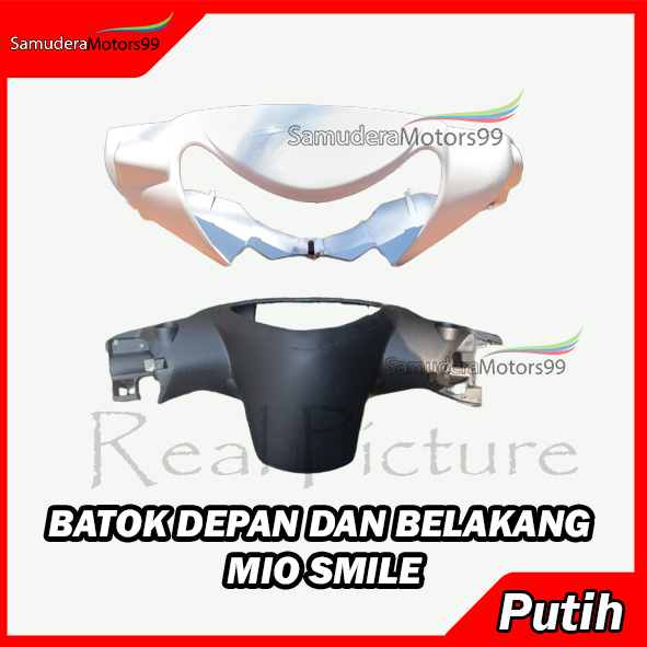 Batok Lampu Depan Dan Belakang Mio Smile Putih 1 Set Batok Mio Smile