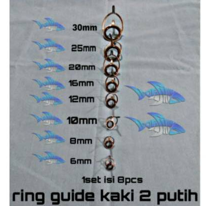 Oseg Ring Guide Tegek Cincin Joran 1 Set Harga Grosir