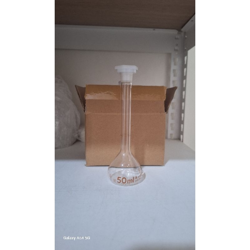 Labu ukur 50ml IWAKI PP stopper class A 5645-50