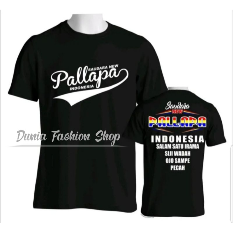KAOS PRIA SAUDARA PALAPA INDONESIA NEW//KAOS BAHAN DISTRO ADEM