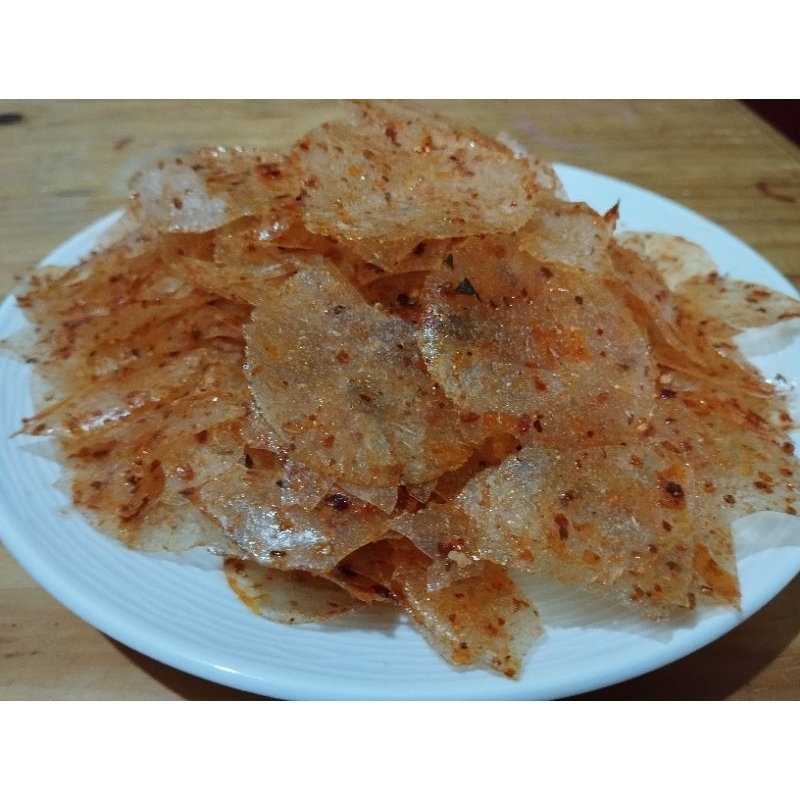 

Keripik Kaca pedas dan gurih