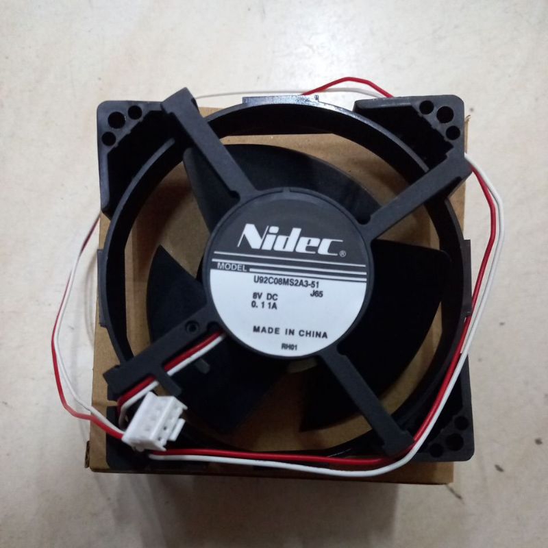 Motor dinamo kipas Fan Kulkas Panasonic 8v DC Nidec