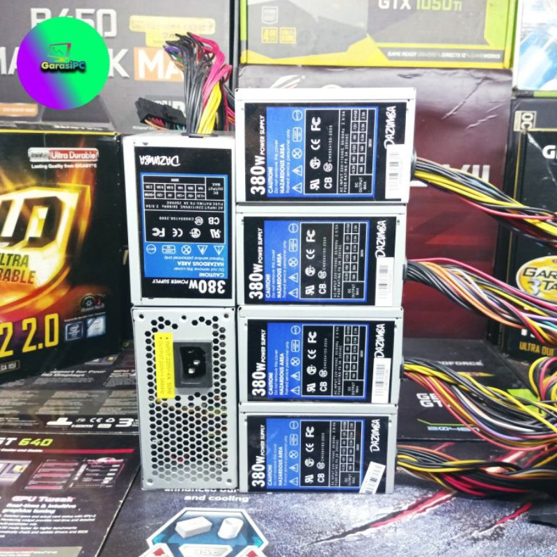 Power Supply PSU Komputer PC CPU DAZUMBA 380W MINI PSU