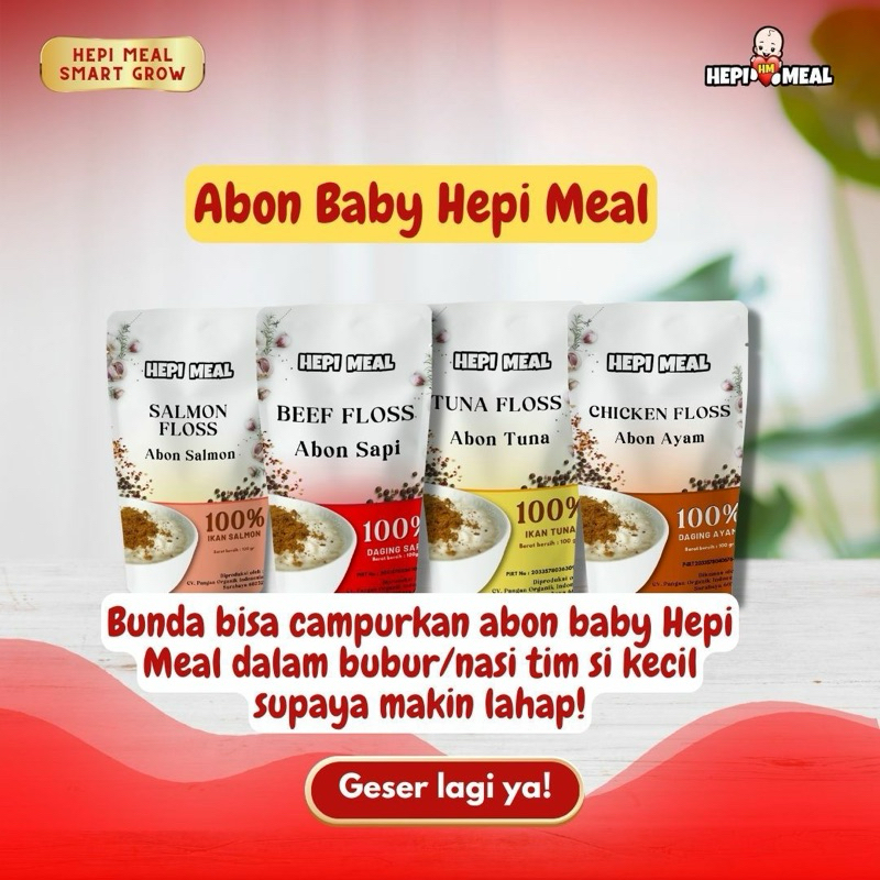 HEPIMEAL ABON MPASI BAYI HALAL (10grm)