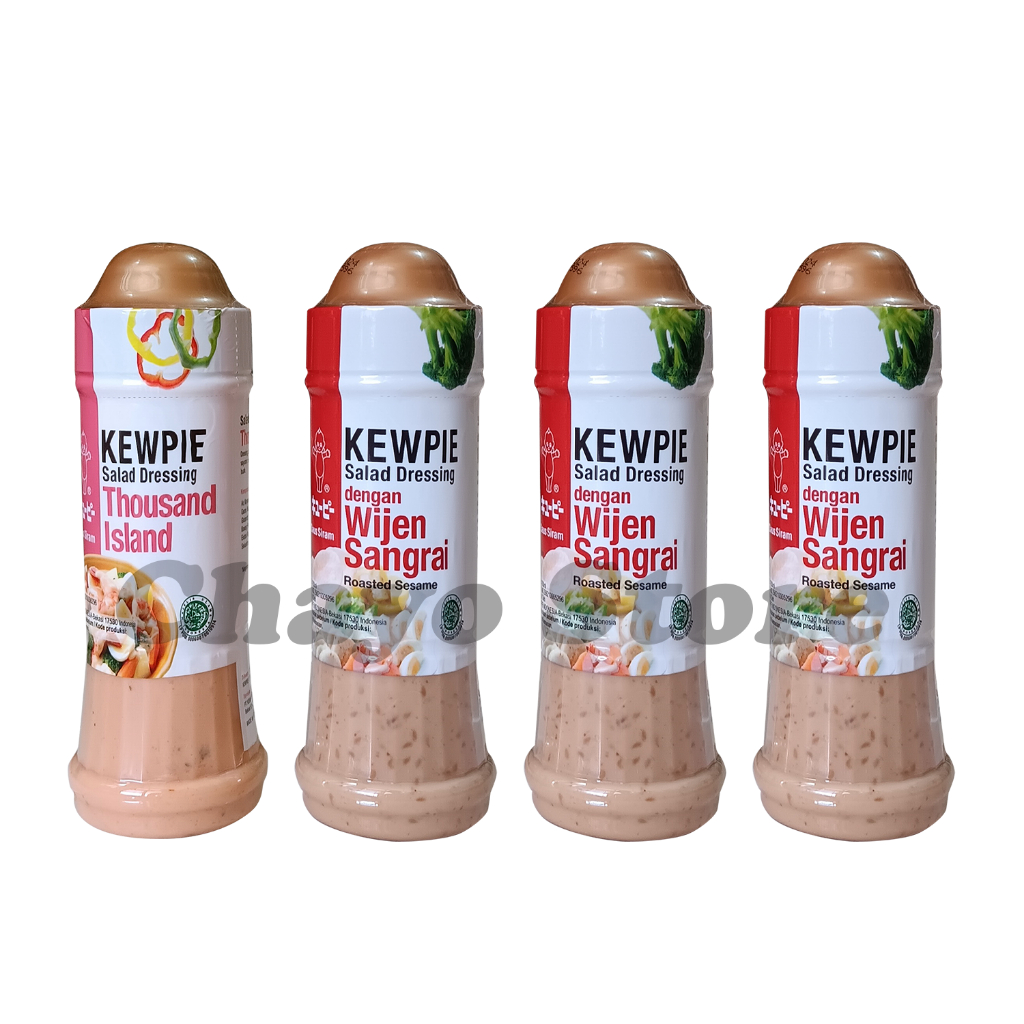 

Kewpie Wijen Sangrai 200 ml 3 Pack & Thousand Island 200 ml 1 Pack