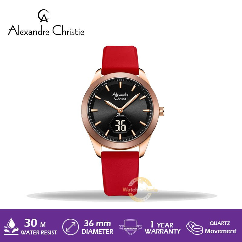 Jam Tangan Wanita Alexandre Christie AC 9394 LH RRGBARE Original Murah