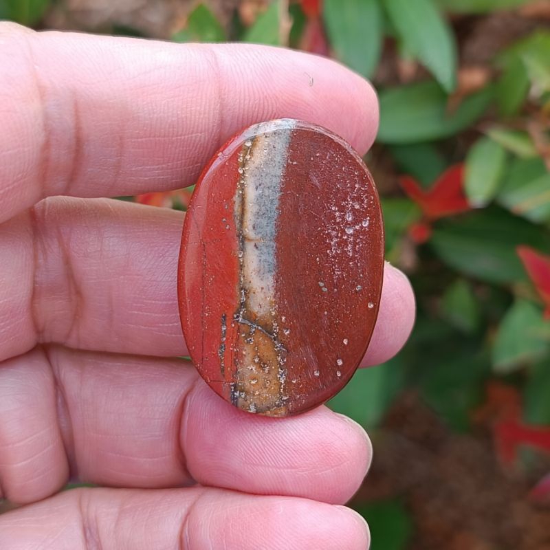 Natural Lose Stone Jasper Ati Ayam Kendit kode 230806