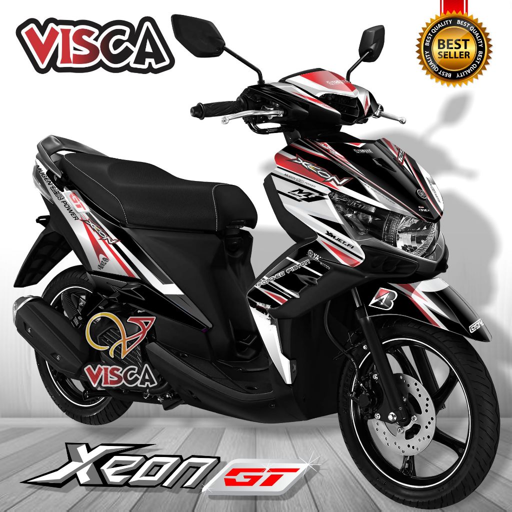 Decal Xeon GT 125 Full Body Stiker Xeon GT 125 Full Body Striping Xeon GT 125 Full Body Decal Hologr
