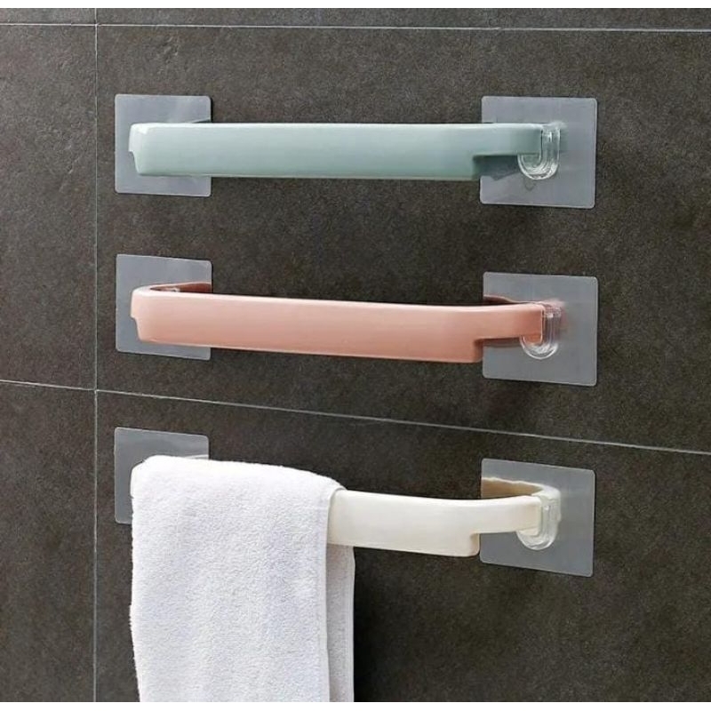 Gantungan handuk tempel / gantungan lap tempel / gantungan handuk dinding