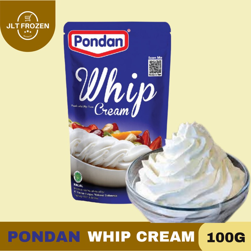 

[Whispers] Pondan Whip Cream Bubuk / Premix Bubuk Instan Krim Kue - 100g